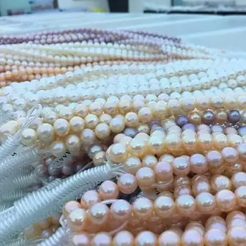 Perlenklassiker Perlenarten Suesswasserperlen für Perlenketten, Perlenarmbänder, Perlenringe, Perlenohrringe