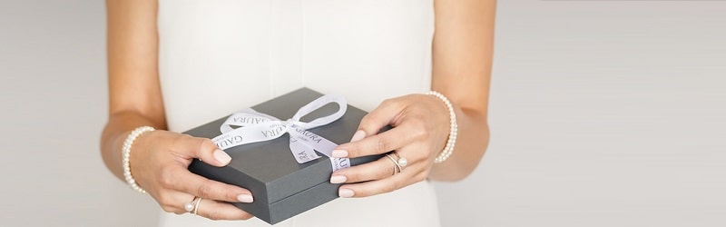Perlenklassiker Geschenkverpackungen für Perlenketten, Perlenarmbänder, Perlenohrringe
