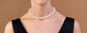 Perlenkette im Choker Stil Perlenklassiker