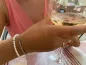 Preview: Elegantes sportliches Perlenarmband rosa rund 4-4.5 mm und Zirkonia, 925er Silber, Gaura Pearls, Estland Preview: Elegantes sportliches Perlenarmband rosa rund 4-4.5 mm und Zirkonia, 925er Silber, Gaura Pearls, Estland