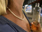 Preview: Akoyaperlenkette "The Star" weiß rund 7-7.5 mm, 45 cm, 14K Weiß/Gelbgold, Gaura Pearls, Estland Bild 4
