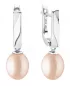 Preview: Modern Perlenohrringe rosa rund 8.5-9 mm, Englischer Verschluss, 925er Silber, Gaura Pearls, Estland Preview: Modern Perlenohrringe rosa rund 8.5-9 mm, Englischer Verschluss, 925er Silber, Gaura Pearls, Estland