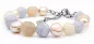 Preview: Design Edelstein Perlenarmband Achat Nephrit Perlen barock und reisförmig mehrfarbig, 20 cm, Stahl-Verschluss Preview: Design Edelstein Perlenarmband Achat Nephrit Perlen barock und reisförmig mehrfarbig, 20 cm, Stahl-Verschluss