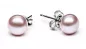 Preview: Klassischer Perlenohrstecker lavendel rund 6.5-7 mm, Sicherheitsverschluss 925er Silber, Gaura Pearls, Estland Preview: Klassischer Perlenohrstecker lavendel rund 6.5-7 mm, Sicherheitsverschluss 925er Silber, Gaura Pearls, Estland