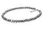 Mobile Preview: Einzigartige Perlenkette Barockperlen schwarz 9-10 mm, 45 cm, Verschluss Stahl variabel, Gaura Pearls, Estland