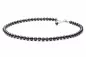 Preview: Elegante Perlenkette schwarz rund 6.5-7 mm, 45 cm, Verschluss 925er Silber mit Perle, Gaura Pearls, Estland Preview: Elegante Perlenkette schwarz rund 6.5-7 mm, 45 cm, Verschluss 925er Silber mit Perle, Gaura Pearls, Estland