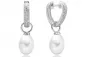 Preview: Eleganter Perlenohrring hängend weiß reis 9-9.5 mm, Zirkonia, Englischer Verschluss, Gaura Pearls, Estland Preview: Eleganter Perlenohrring hängend weiß reis 9-9.5 mm, Zirkonia, Englischer Verschluss, Gaura Pearls, Estland
