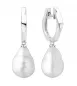 Preview: Eleganter Perlenohrring hängend weiß Edison 9-10 mm, Zirkonia, Englischer Verschluss, Gaura Pearls, Estland Preview: Eleganter Perlenohrring hängend weiß Edison 9-10 mm, Zirkonia, Englischer Verschluss, Gaura Pearls, Estland