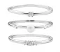 Preview: Elegante Ring-Kombination mit weißer Perle und parallelem Zirkoniaring, 925er rhodiniertes Silber, Gaura Pearls, Estland Preview: Elegante Ring-Kombination mit weißer Perle und parallelem Zirkoniaring, 925er rhodiniertes Silber, Gaura Pearls, Estland