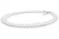 Preview: Elegantes 3-reihiges Perlencollier weiß reisförmigförmig Preview: Elegantes 3-reihiges Perlencollier weiß reisförmigförmig