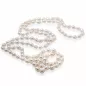 Preview: Gaura Pearls Perlenkette - weiß, reis, 120 cm