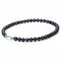 Preview: Gaura Pearls Perlenkette - schwarz, rund, Designverschluss, 50 cm, 925 Silber Preview: Gaura Pearls Perlenkette - schwarz, rund, Designverschluss, 50 cm, 925 Silber