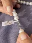 Preview: Klassische elegante Perlenkette weiß halbrund 10-11 mm, 45 cm, Verschluss 925er Silber, Gaura Pearls, Estland Preview: Klassische elegante Perlenkette weiß halbrund 10-11 mm, 45 cm, Verschluss 925er Silber, Gaura Pearls, Estland