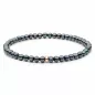Preview: Modernes Perlenarmband schwarz 14K Roségold plattiertem 925er Silber, 4-4.5 mm, 18.5 cm, Gaura Pearls, Estland Preview: Modernes Perlenarmband schwarz 14K Roségold plattiertem 925er Silber, 4-4.5 mm, 18.5 cm, Gaura Pearls, Estland