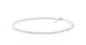 Mobile Preview: Leichte Perlenkette weiß reisförmig 4-4.5 mm, Verschluss 925er Silber, Gaura Pearls, Estland