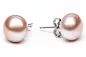 Preview: Klassischer Perlenohrstecker lavendel rund 9-10 mm, Sicherheitsverschluss 925er Silber, Gaura Pearls, Estland Preview: Klassischer Perlenohrstecker lavendel rund 9-10 mm, Sicherheitsverschluss 925er Silber, Gaura Pearls, Estland