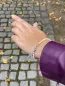 Preview: Filigranes Perlenarmband weiß klein rund 4-4.5 mm mit Designelementen, Verschluss 925er Silber, Gaura Pearls, Estland Preview: Filigranes Perlenarmband weiß klein rund 4-4.5 mm mit Designelementen, Verschluss 925er Silber, Gaura Pearls, Estland