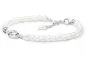 Preview: Perlenschmuck Design Perlenarmband weiß rund Silber L194-76B Preview: Perlenschmuck Design Perlenarmband weiß rund Silber L194-76B