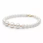 Preview: Gaura Pearls Perlenarmband - weiß, 585 Roségold Preview: Gaura Pearls Perlenarmband - weiß, 585 Roségold
