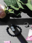 Preview: Geschwungener Ring mit schwarzer Perle 8-8.5 mm, Zirkonia, 925er rhodiniertes Silber, Gaura Pearls, Estland Bild 4