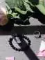 Preview: Geschwungener Ring mit schwarzer Perle 8-8.5 mm, Zirkonia, 925er rhodiniertes Silber, Gaura Pearls, Estland Bild 4