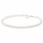 Preview: Gaura Pearls Perlenkette - weiß, rund, 9 mm, 45-48 cm, 585 Gelbgold plat. Preview: Gaura Pearls Perlenkette - weiß, rund, 9 mm, 45-48 cm, 585 Gelbgold plat.