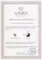 Preview: Eleganter Perlenohrring schwarz button 8.5-9 mm Zirkoniabogen, Englischer Verschluss, 925er Silber, Gaura Pearls