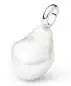 Mobile Preview: Perlenanhänger einzeln, weiß Kasumi like 13-14 mm, 925er Silber, Gaura Pearls, Estland