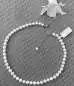 Mobile Preview: Perlenkette weiß rund Klassische Choker-Perlenkette weiß rund, 7-8 mm, 40 cm, Verschluss 925er Silber, Gaura Pearls, Estland Bild 3