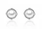 Preview: Perlenohrstecker weiß rund 9.5-10 mm, Zirkonia, 925er Silber Sicherheitsverschluss, Gaura Pearls, Estland Preview: Perlenohrstecker weiß rund 9.5-10 mm, Zirkonia, 925er Silber Sicherheitsverschluss, Gaura Pearls, Estland