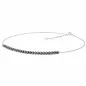 Preview: Gaura Pearls Silberkette - schwarz, 38-43 cm, 925 Silber Preview: Gaura Pearls Silberkette - schwarz, 38-43 cm, 925 Silber