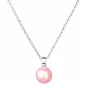 Preview: Gaura Pearls Silberkette - lavendel, 39-44 cm, 925 Silber