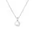 Preview: Elegante Silberkette mit Perle, weiß 7-7.5 mm, 39 cm, flexible Länge, Verschluss 925er Silber, Gaura Pearls, Estland