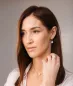 Preview: Eleganter Perlenohrring hängend weiße rund mit Zirkonia an der Aufhängung BILD ! Preview: Eleganter Perlenohrring hängend weiße rund mit Zirkonia an der Aufhängung BILD !