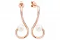 Preview: Eleganter Perlenohrstecker weiß rund 6-6.5 mm, 14K Rosegold plattiert, 925er Silber, Gaura Pearls, Estland Preview: Eleganter Perlenohrstecker weiß rund 6-6.5 mm, 14K Rosegold plattiert, 925er Silber, Gaura Pearls, Estland
