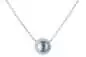 Mobile Preview: Silberkette mit Perlenanhänger weiß