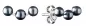 Preview: Sportlicher Ohrstecker schwarz rund klein 3,5-4 mm, Sicherheitsverschluss 925er Silber, Gaura Pearls, Estland Preview: Sportlicher Ohrstecker schwarz rund klein 3,5-4 mm, Sicherheitsverschluss 925er Silber, Gaura Pearls, Estland