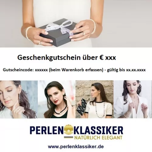 Perlenklassiker Geschenkgutschein 200 Euro