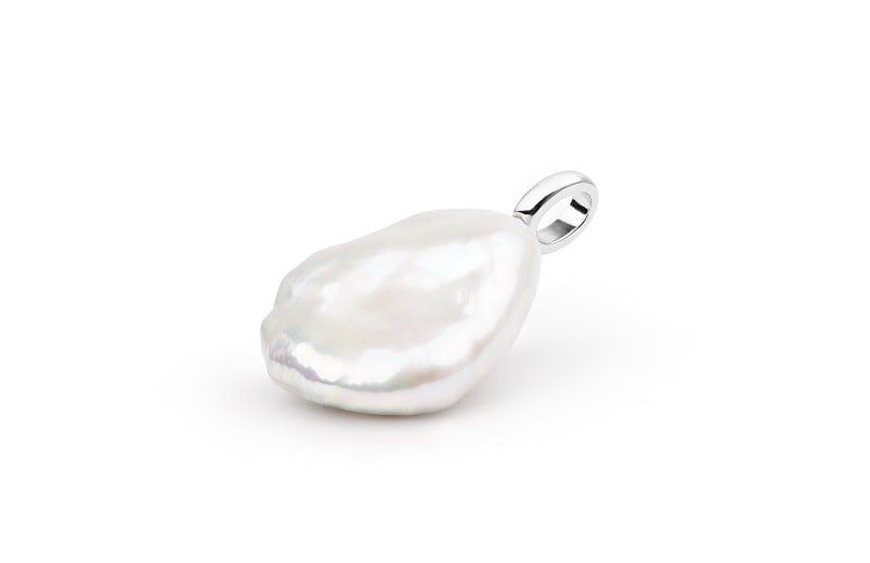Südsee Perlen Halskette Barock NATÜRLICHE 10-11 MM Riesige Südsee Süßwasser Weiße Perle Barock Con Pearl