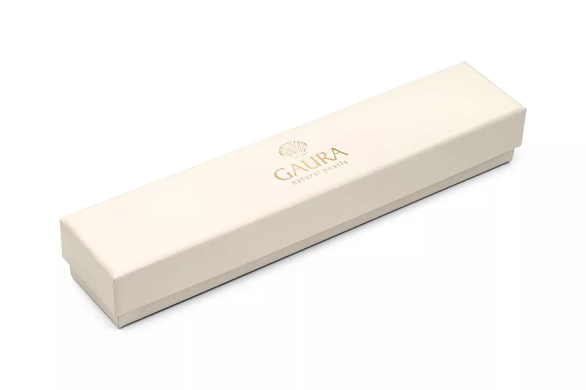 Gaura Pearls Perlenkette - schwarz, 42 cm, 585 Roségold Gaura Pearls Perlenkette - schwarz, 42 cm, 585 Roségold