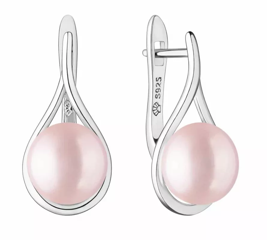 Casual Perlenohrringe lavendel rund 8.5-9 mm, Englischer Verschluss, 925er Silber, Gaura Pearls, Estland Casual Perlenohrringe lavendel rund 8.5-9 mm, Englischer Verschluss, 925er Silber, Gaura Pearls, Estland
