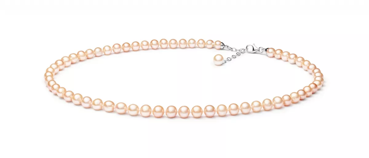 Perlenschmuck Set - Klassisch elegant - Perlenohringe rosa und Perlenkette rosa Bild 3 Perlenschmuck Set - Klassisch elegant - Perlenohringe rosa und Perlenkette rosa Bild 3