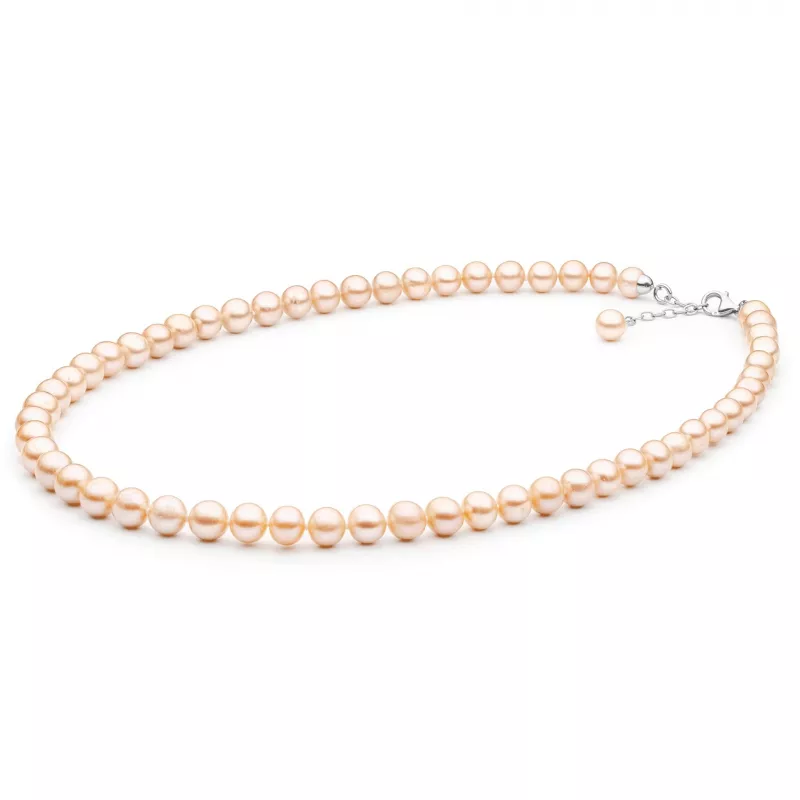 Gaura Pearls Perlenkette - rosa, 50-53 cm, 925 Silber Gaura Pearls Perlenkette - rosa, 50-53 cm, 925 Silber