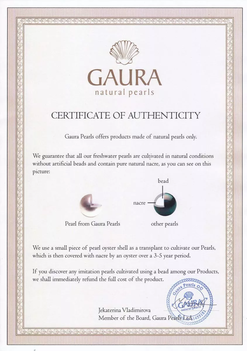 Gaura Zertifikat Gaura Zertifikat