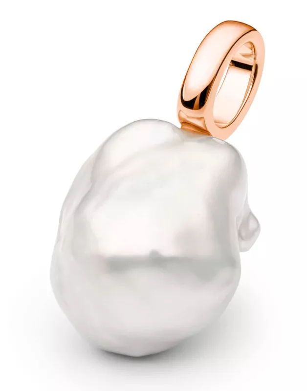 Perlenanhänger einzeln Kasumi Like Perle weiß Roségold 585 plattiert (1 Mik) Perlenanhänger einzeln Kasumi Like Perle weiß Roségold 585 plattiert (1 Mik)