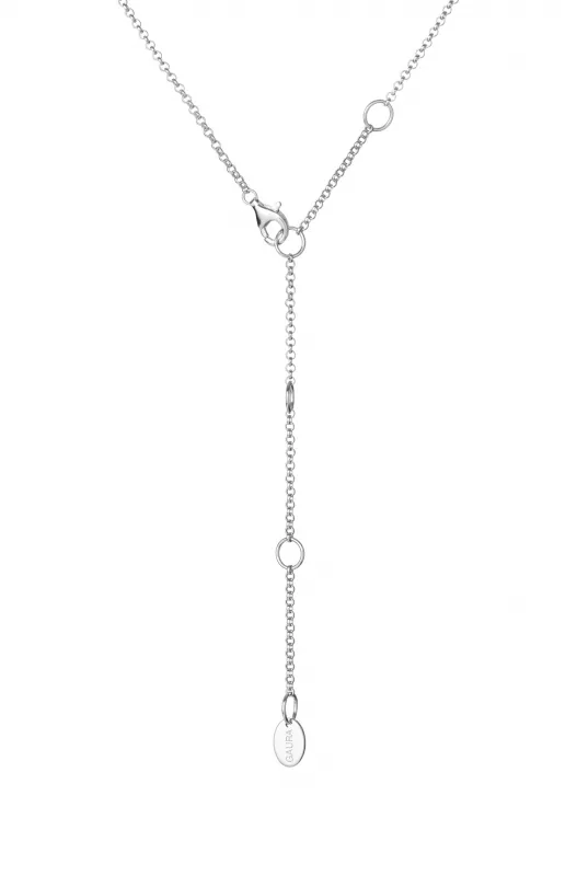Gaura Pearls Silberkette - schwarz, 39-44 cm, 925 Silber Gaura Pearls Silberkette - schwarz, 39-44 cm, 925 Silber