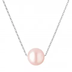 Gaura Pearls Silberkette - lavendel, 41 cm, 925 Silber