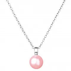 Gaura Pearls Silberkette - lavendel, 39-44 cm, 925 Silber