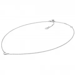 Gaura Pearls Halskette - Herzchen, 38-45 cm, 585 Roségold plattiert